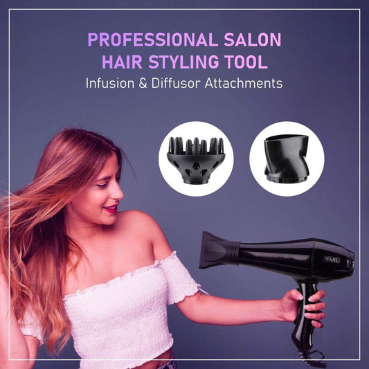 Super Dry Professional Styling Hair Dryer, Black